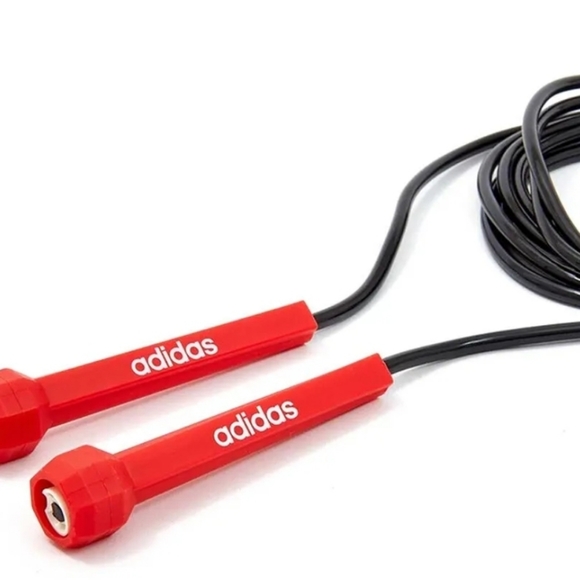 Adidas Essential Skipping Rope Adjustable Speed Skip Jump Fitness Exercise - Picture 3 of 4